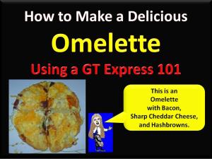 Omelette Tutorial Title Page